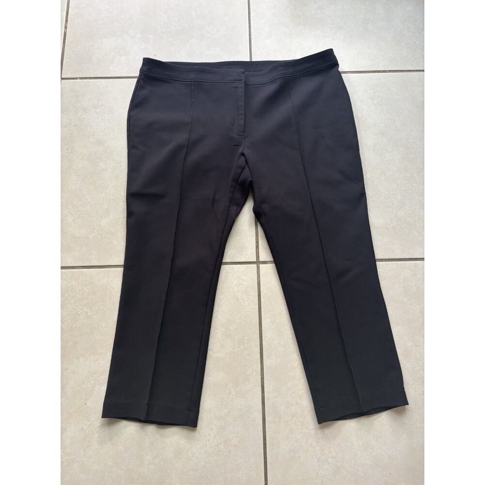 NICOLE BY NICOLE MILLER WOMEN'S CAPRIS PANTS SIZE 12 BLACK